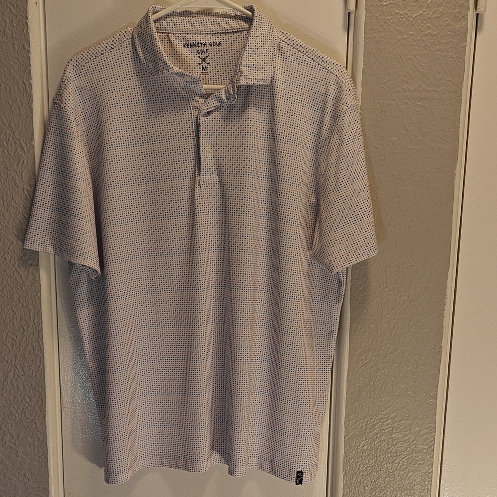 Kenneth Cole White Polo Shirt